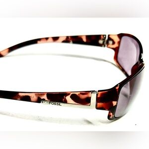 Fossil Brown Swirl Pattern Brown Sunglasses Cat. No.2 Linda Model# PS3765664 54